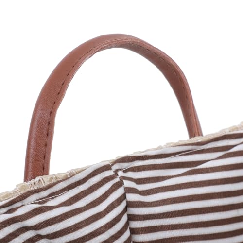 Panier tressé beige pliable idéal pour placards et snacks - 8