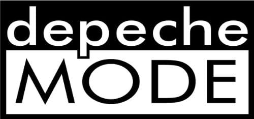 Depeche Mode Logo Music Bumper Sticker 15 x 8 cm