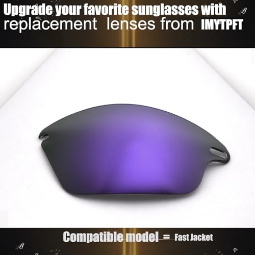 Verres polarisés violets Oakleys Fast Jacket lot de 3 rechanges taille unique