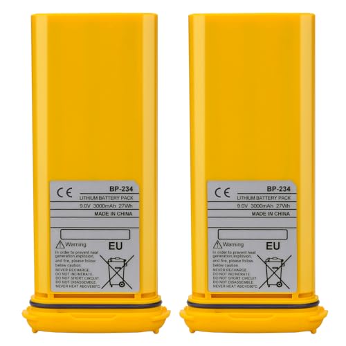 Batterie IC-GM1600 Icom BP-234 lithium 9.0V 3000mAh lot de 2 piles de réserve GMDSS