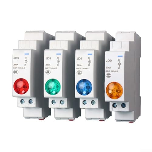 Anzugsdrehmoment von 0 8 N m sorgt für Stabilität bei der Installation von LED-Signallampen der JD9-Serie bei 24 Volt (gelb)