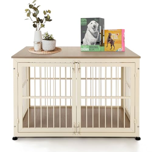32 Inch Heavy Duty Dog Crate Furniture for Medium and Small Dogs,...