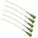 LILYS PET Reuseable Young Birds Feeding Syringe,Plastic and Perspex Material,Feeding Milk for Young Birds or Feeding Medicine for Sick Birds (Hoses for 0 Day Baby(5 pcs)) ...