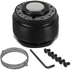 Steering Wheel 6-Hole Hub Adapter Kit Compatible with Honda Civic/CRX/Prelude/Acura Integra Integra