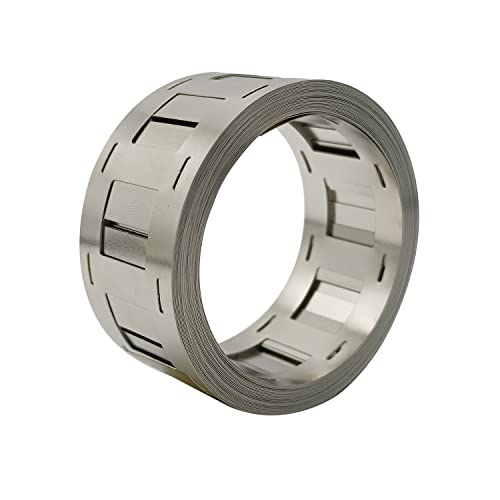 2P Nickel Plating Strip 0.15x27mm (16.4ft/roll) Spacing 20.25mm Used for 2 Parallel 18650 Batteries...
