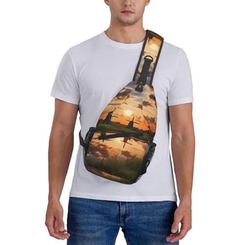 Bolso Cruzado Masculino Tipo Bandolera Negro miniatura 7