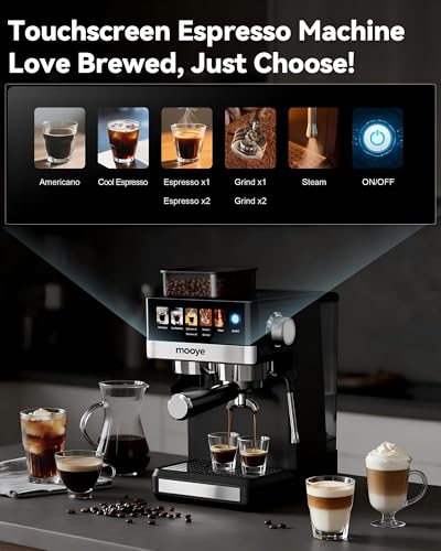 Mooye Espresso Machine with Grinder