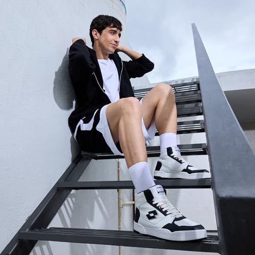 Image of Lotto Men Hoop Star Urbano High Sneakers