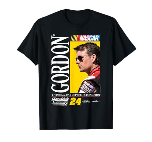 Hendrick Motorsports Jeff Gordon 4 Time Champion Poster T-Shirt