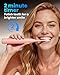 Onlyone Sonic Electric Toothbrush for Adults, Rechargeable Ultrasonic Electric Toothbrush with 8 Brush Heads, Travel Case, Charging Base & Wireless Charging - 5 Modes with Smart Timer
