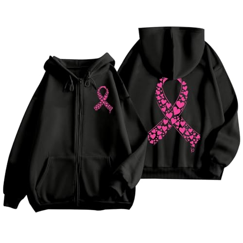 Tee shirt Octobre Rose Sweat à Capuche Femme Engagé et Confortable