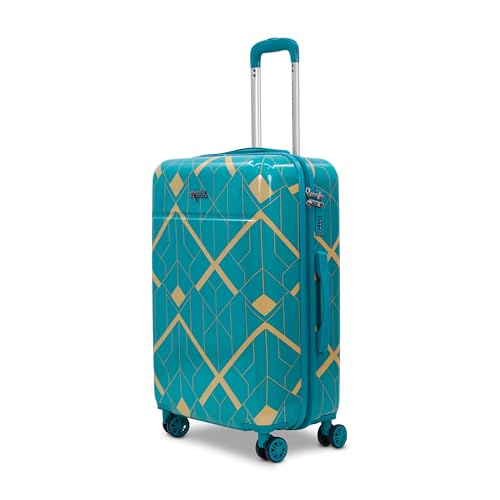 Image of AMERICAN TRAVELLER Spider Trolley Bag Single Medium | TSA-Type Lock | Large Polycarbonate Hardshell, Lightweight Expandable, 360 Rotatable Wheels, TSA Type Lock