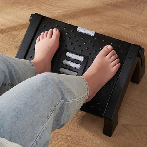Repose-pieds de bureau réglable pour un espace télétravail confortable