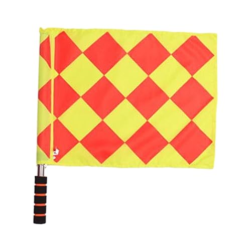 RNXRZANK Flag for Referees with Sponge Handle for Sports Training, Small Square
