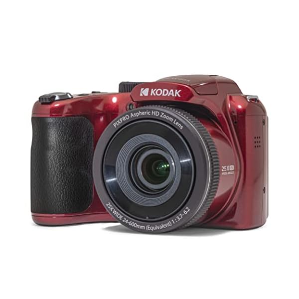 KODAK-PIXPRO-AZ255-RD-16MP-Digital-Camera-25X-Optical-Zoom-24mm-Wide-Angle-Lens-Optical-Image-Stabilization-1080P-Full-HD-Video-3-LCD-Vlogging-Camera-Red KODAK-PIXPRO-AZ255-RD-16MP-Digital-Camera-25X-Optical-Zoom-24mm-Wide-Angle-Lens-Optical-Image-Stabilization-1080P-Full-HD-Video-3-LCD-Vlogging-Camera-Red