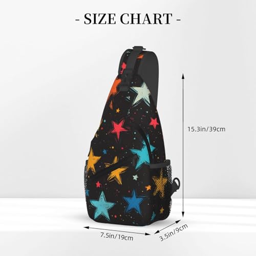 Bolso bandolera colorido para mujer y hombre, ligero y ajustable miniatura 3