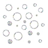 42 Pieces Window Decals for Bird Strikes - Anti-Collision Window Clings Stickers - Glass Alert Prism