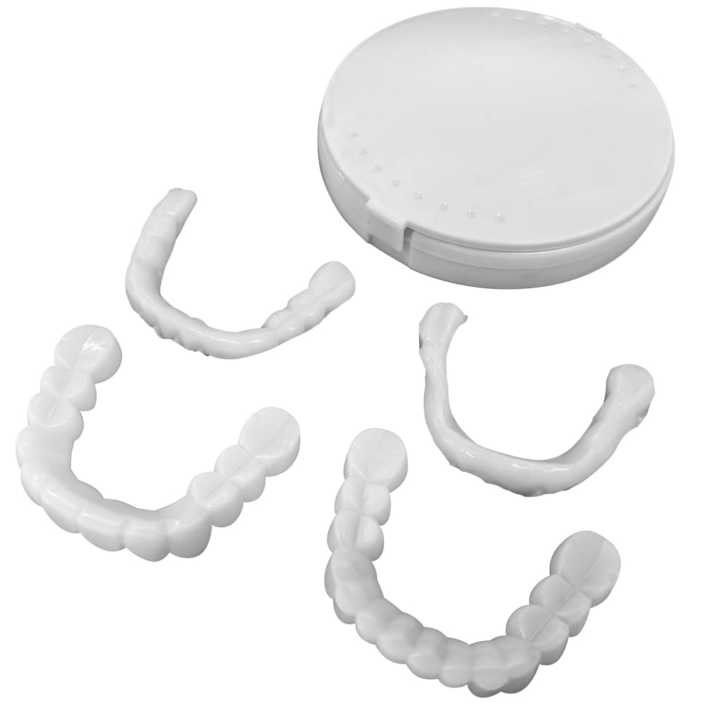 マウスピース♪ Amazon.co.jp: 義歯 付け歯 マウスピース 上下用セット ケース