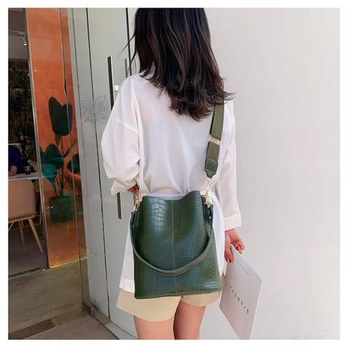 Image of Women Hobo Shoulder Bag, Crocodile Pattern Handbags Large Capacity Crossbody Bag
