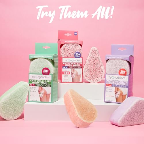 Spongeables Pedi Scrub Foot Exfoliating 20+ Wash Sponge