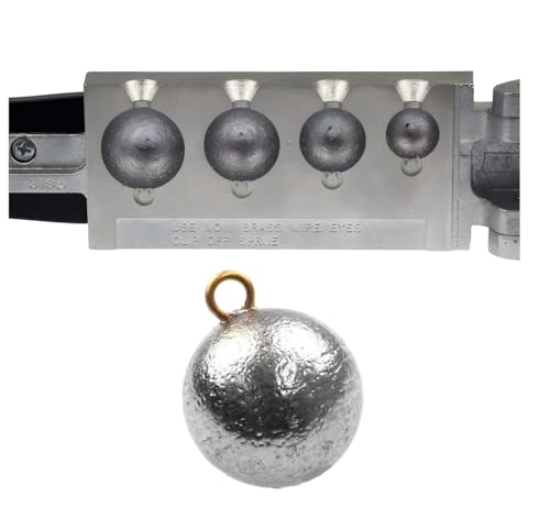 Do It Mold Cannon Ball Sinker Production 1oz, 2oz, 3oz, 4oz (4 Cavities) Do it Mold 3185 CB-4-AB