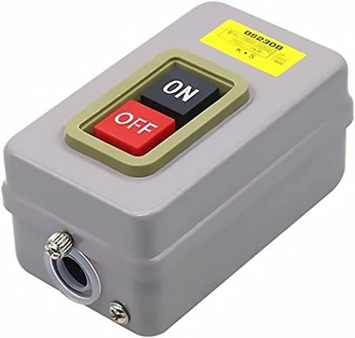 Interrupteur industriel triphasé BS211B pour machines d'atelier et scies - 6
