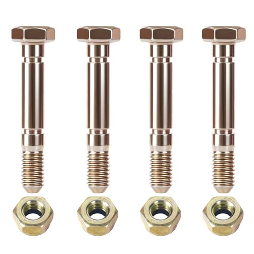 51001500 Snow Blower Shear Pin Bolts and Nuts Fits for Ariens 510015 AM122156 AM136890 Snowthrowers- 4 Sets