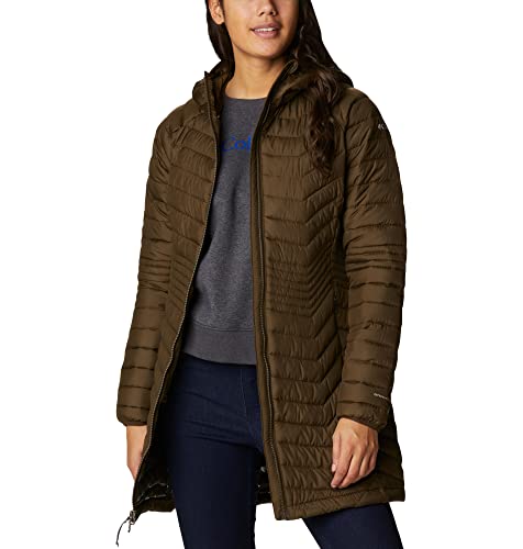 Image of Columbia Women Solid Powder Lite Mid Jacket Hoodie
