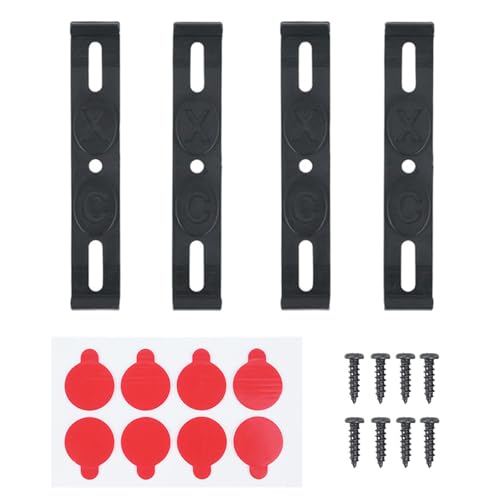 Support De Plaque D'Immatriculation sans Cadre, Support De Plaque D'Immatriculation Invisible, Support Plaque Immatriculation Voiture, avec Vis et Autocollants, pour Plaques D'immatriculation