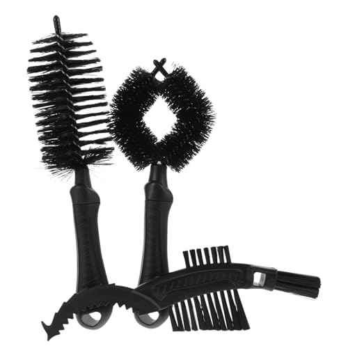 Abaodam 3個 自転車チェーンクリーナー プラスチック製 耐久性 ブラシ 点入り バイク オートバイ用 解不要 簡単チェーン洗浄ツール