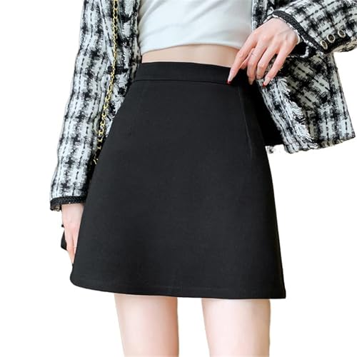 Women's Cotton Splicing Casual Plaid Short Skirt