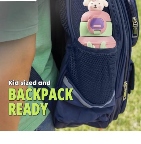 Image of KATTY MAO MY FIRST BESTFRIEND KIDS WATER BOTTLE -WATER BOTTLE FOR SCHOOL - SIPPER WATER BOTTLE FOR BOYS AND GIRLS,SPILL PROOF, PERFECT FOR SCHOOL AND PLAY, DURABLE (PINK)
