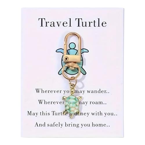 Tindo Travel Turtle Geschenkkarte, Handmade mit Anhänger für Freunde und Famielie, Glückwunschkarte und Botschaft für jeden Anlass Grün Tindo Travel Turtle Geschenkkarte, Handmade mit Anhänger für Freunde und Famielie, Glückwunschkarte und Botschaft für jeden Anlass Grün
