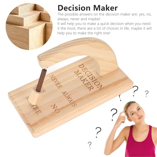 Columpio selector magnético Jeanoko, péndulo de toma de decisiones de madera 3