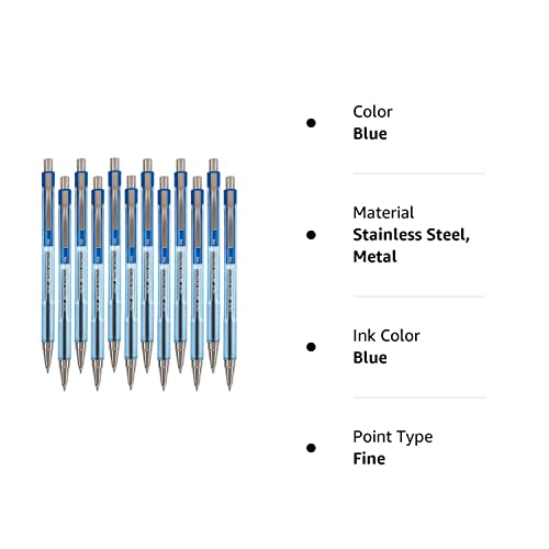 Pilot Better Retractable Ballpoint Pen , Blue Fine Point, 12-Count (30001) #TOP2
