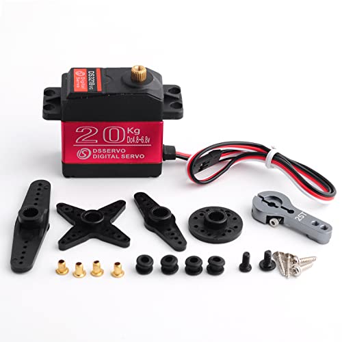 Ds3218 High Torque Metal Gear Digital Servo Water Resistant Rc Servo 20Kg 270 Degree Rotation Rc Toys Diy Model For Baja Cars (Pack Of 4 Sets) #TOP3
