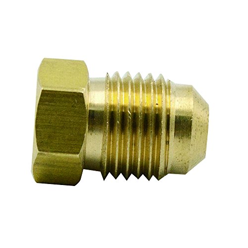 Legines Brass Tube Fitting, Sae 45 Degree Flare Plug, 1/4" Tube Od（Pack Of 2） #TOP3