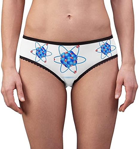 Atom Molecule Panties, Atom Molecule Underwear, Briefs, Cotton Briefs, Funny Underwear, Panties For Women