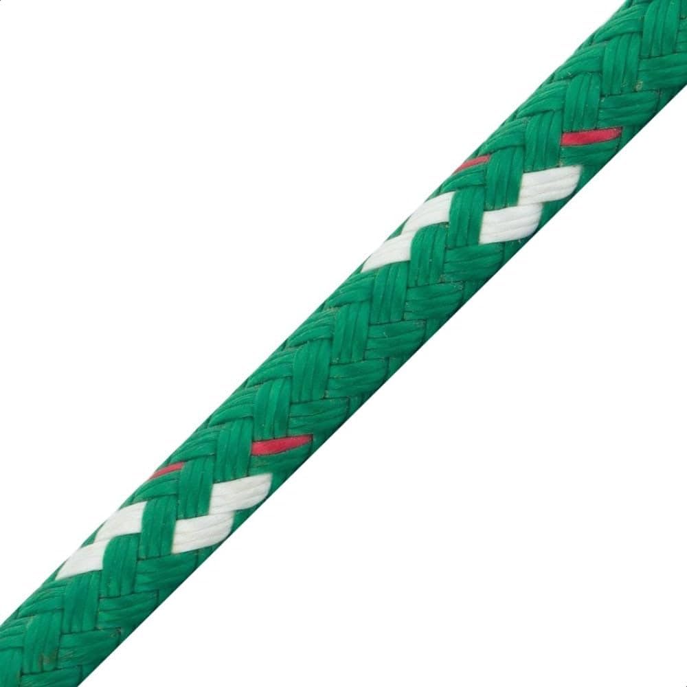 New England Ropes 7/16in (11mm) Sta-Set Solid Green 130 Feet Long