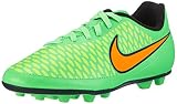  NikeJr. Magista Ola FG-R - Botas de Fútbol Infantil, Verde (psn green/ttl orng-flsh lm-blk 380), 38