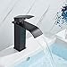 Bateria kuchenna wodospad czarna umywalka szafka łazienkowa kran łazienka Nordic Black Paint kran jednootworowy