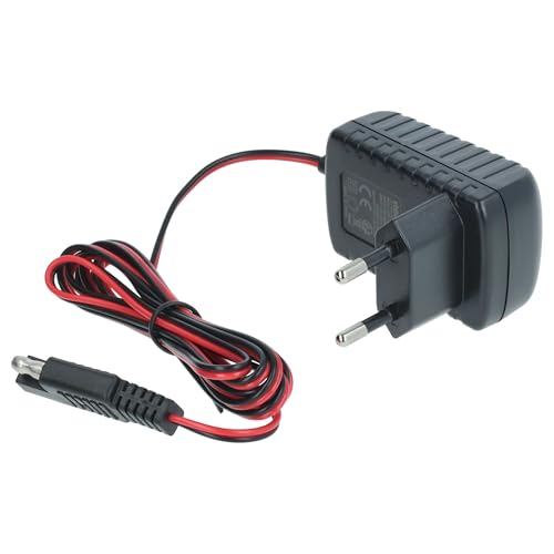 vhbw Cargador de baterías de Arranque Compatible con Makita cortacéspedes, 12 V / 0,1 A, 2 m