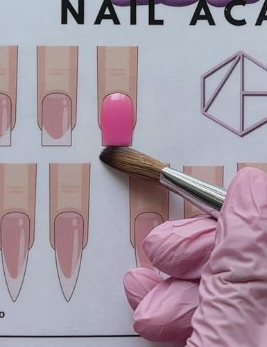 Gel y acrílico para práctica de uñas con plantilla reutilizable miniatura 4