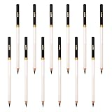 JEWEDECO 12 Lápices de Grafito para Dibujo Suave Madera, Kit Profesional de Bocetos para Principiantes y Profesores
