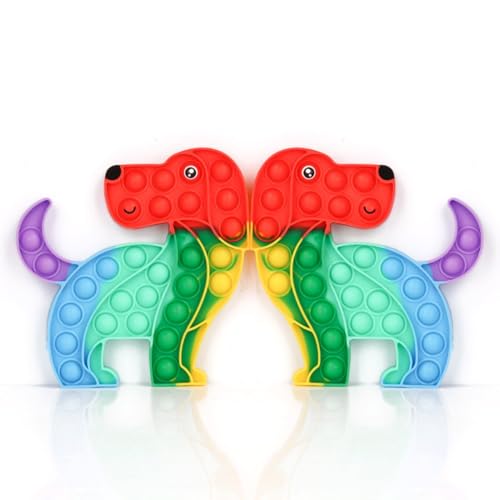 CATOR - Pop it Fidget Toys, Pop on It, Pop Bubble Toys pour soulager le stress et l'anxiété pour les besoins éducatifs spéciaux, enfants et adultes, 2 Packs