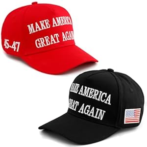 MAGA Hat,45-47 Trump 2024 Hat Make America Great Again Slogan Baseball Cap