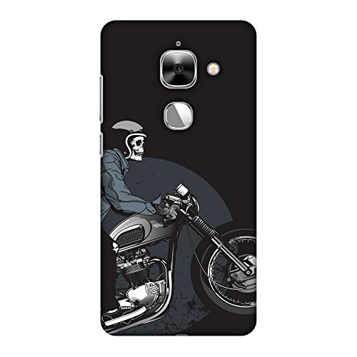 AMZER Slim Fit Handcrafted Designer Printed Snap On Hard Shell Case Back Cover for Leeco Le Max 2, Letv Le Max 2 - Love for Motorcycles 2 HD Color, Ultra Light Back Case