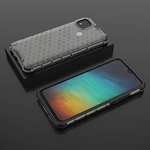 Image of Glasgow Back Case Cover Designed for Poco M2 Reloaded - Black
