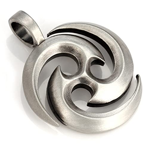 BICO 'The Source' Satin Silver Finished Pendant (E128)