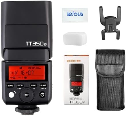 Godox TT350o Mini Thinklite TTL Flash Speedlite, 2.4G HSS 1/8000s GN36 Compatible with Olympus OMD E-M5 Mark III E-M1 E-P15 E-M10II E-PL8 Panasonic G9 DMC-GX85 G7 GF1 LX100
